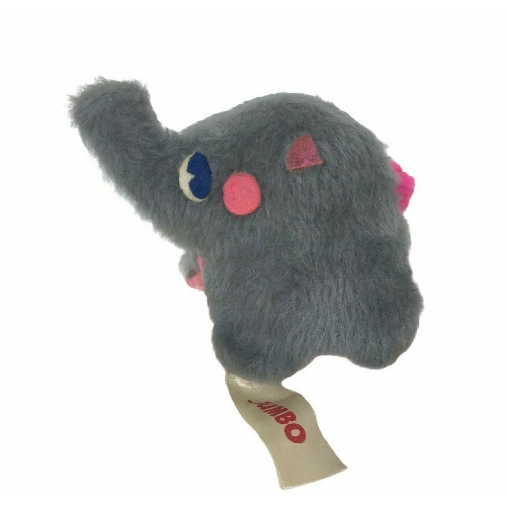 Vintage 70s Russ Berrie Jumbo Elephant Plush